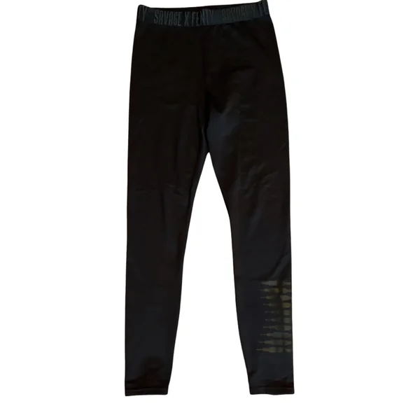 Savage X Fenty Logo Leggings In Black - Picture 8 of 16